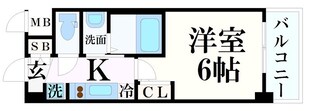 エステムコート神戸湊町の物件間取画像